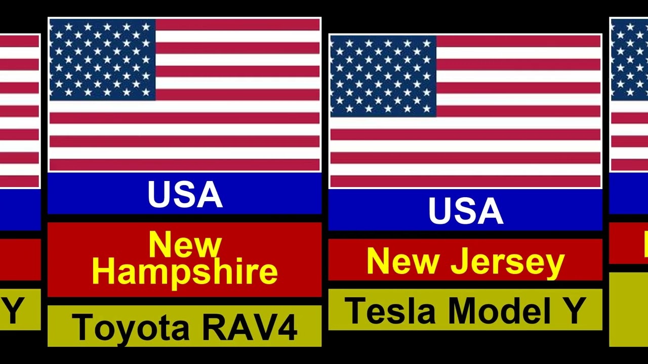 Best Selling Vehicle in Every U.S. State 🚗