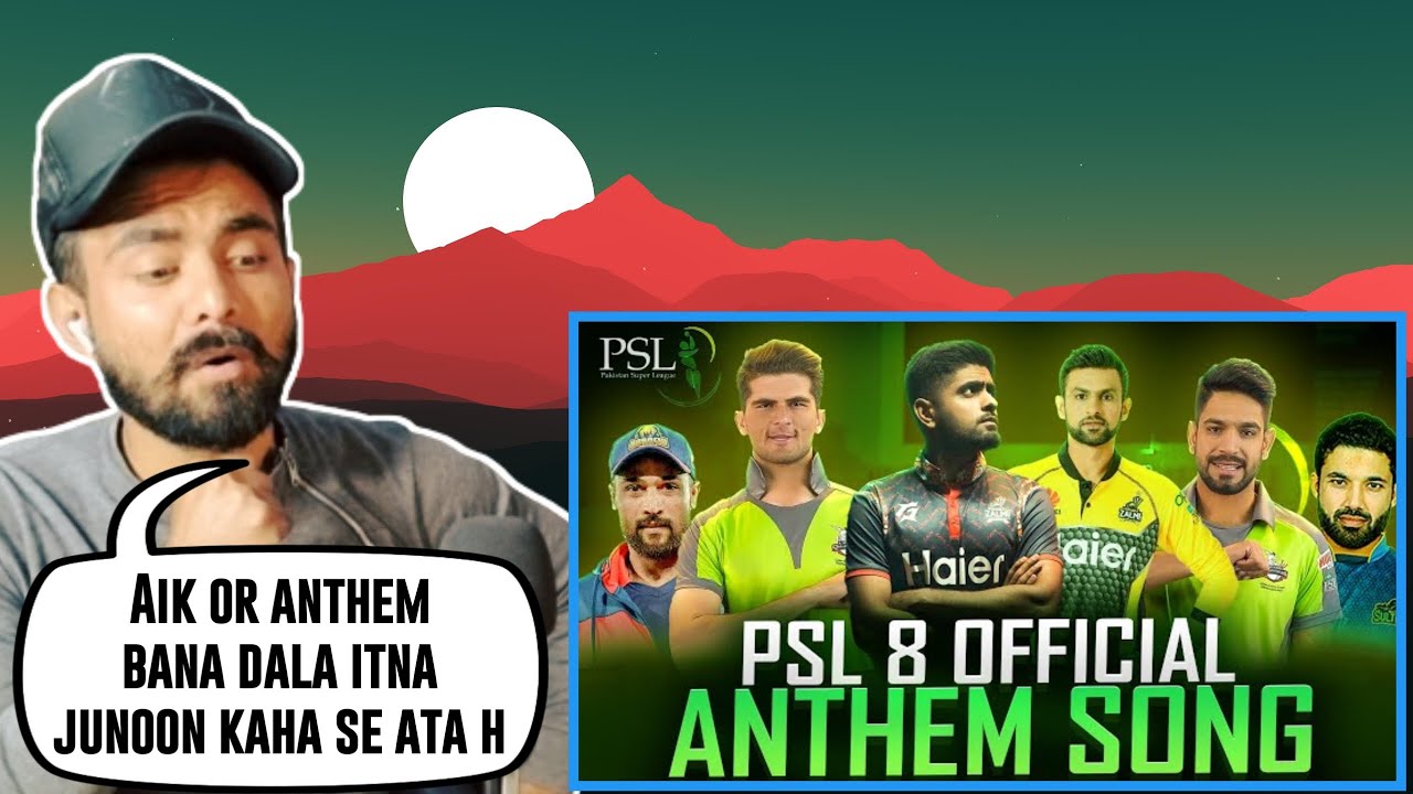 Indian Reaction on Psl 8 Song by Faadi Raj | Another Psl Anthem 2023