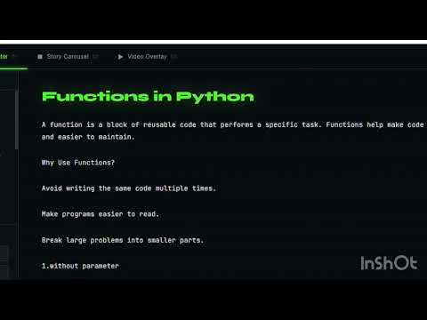 Function in Python | Python Tutorial - Day #6