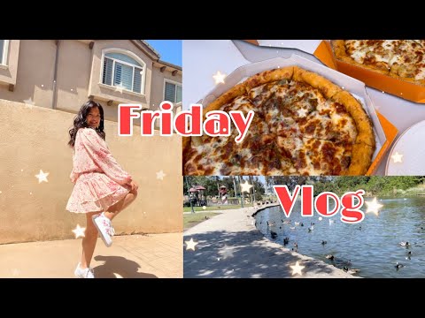 Friday vlog going to the park , food , etc