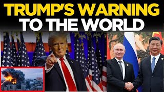 Download Lagu Trump Live | 'World On Brink Of World War 3': Trump's Dire Warning To World | Trump Latest News Live MP3