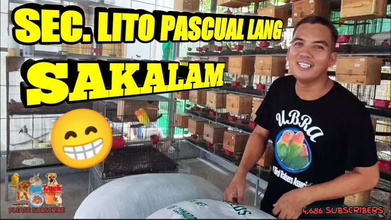 GRABE ANG GALING!!! SAMAHAN NYO PO KO SA AVIARY NI SEC. LITO PASCUAL