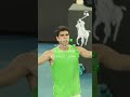 Carlos Alcaraz defeated Novak Djokovic to complete the Career Slam 🤯 #tennis #ausopen  #sports