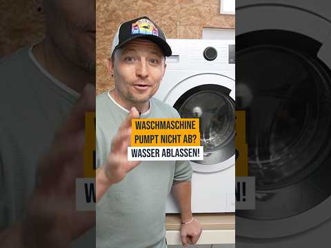 Deine Waschmaschine pumpt
