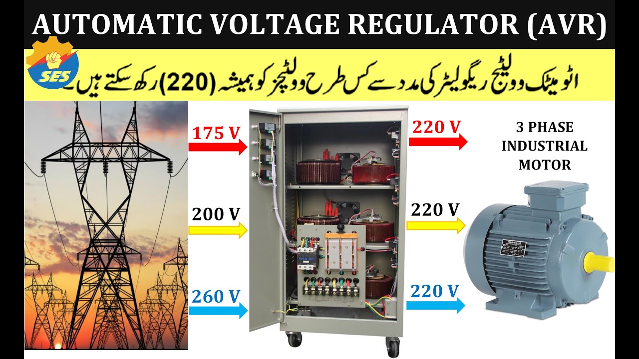 Automatic Voltage Regulator (30 KVA) (AVR) YouTube