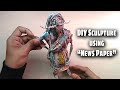 DIY Sculpture using News Paper