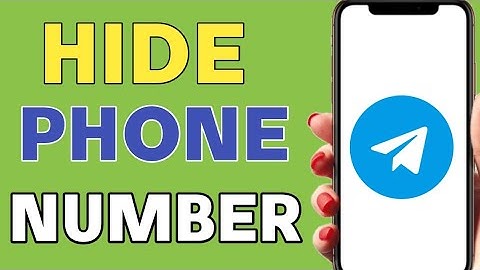 How to hide phone number in telegram (easy)