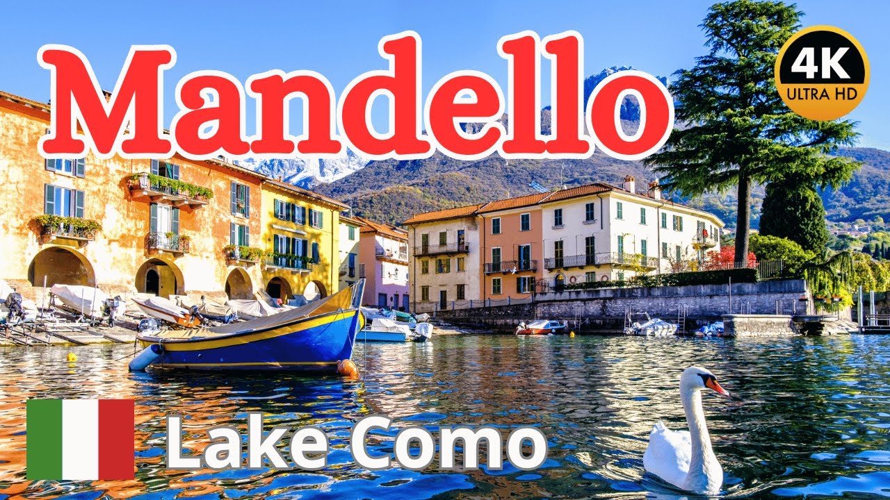 Mandello del Lario, Italy 🇮🇹 4K Walking Tour - August 2024 #lakecomo