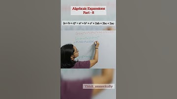 Algebraic Expansions #maths #shorts #thinknumerically