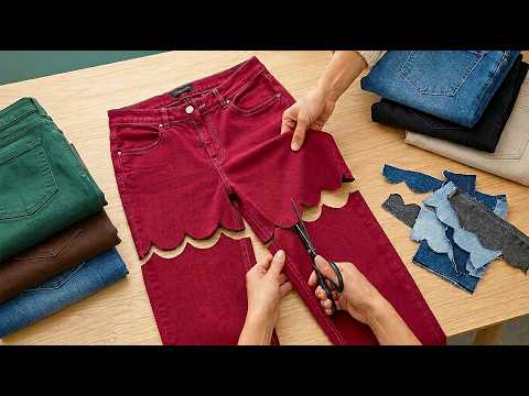How to turn old jeans into fashionable handbags - the Jeans Recycling Project