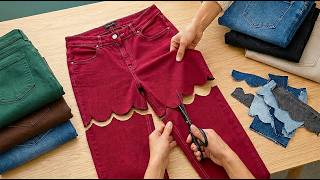 How to turn old jeans into fashionable handbags - the Jeans Recycling Project
