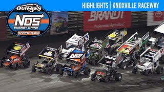 World of Outlaws NOS Energy Drink Sprint Cars | Knoxville Raceway | August 7, 2025 | HIGHLIGHTS