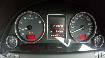 Audi s4 b7 4.2 V8 Quattro acceleration 0-100