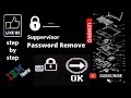 How to remove the Supervisor BIOS password for an IBM ThinkPad step by step 2021