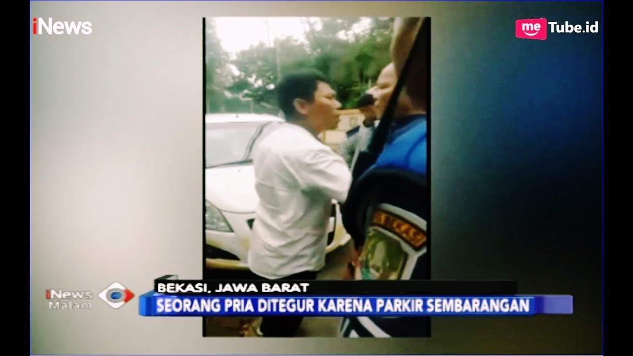 Pria Ngaku Wartawan Ngamuk saat Ditegur Petugas Dishub Pemkot Bekasi - iNews Malam 12/02