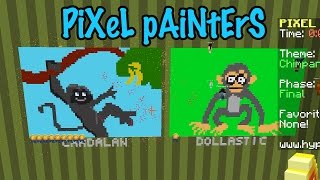 Famous Pixel Painters on Hypixel - Gamer Chad vs. Dollastic - Minecraft Challenge Profile