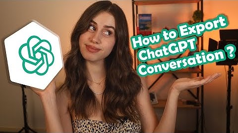 How to Export ChatGPT Conversation