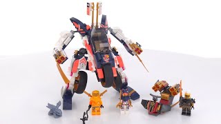 LEGO Ninjago Sora's Transforming Mech Bike Racer reviewed! Akira + Macross / Robotech + Coral = 🥳