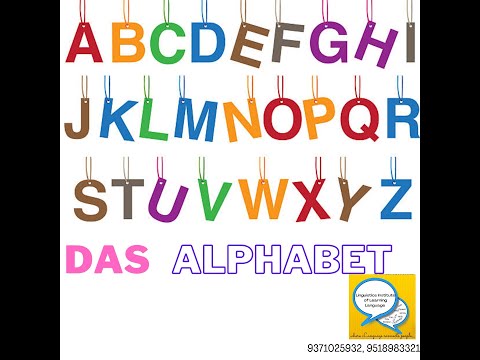 German alphabet for beginners