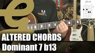 altered chords dominant 7b13