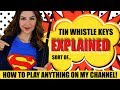 TIN WHISTLE KEYS - EXPLAINED (sort of) | Beginners Intro To Whistle Keys