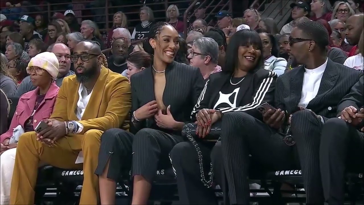 A'ja Wilson, Bam Adebayo attend Jersey Retirement Game | South Carolina Gamecocks women's basketball