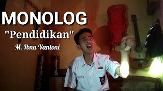 Drama Molonog Tentang 'Pendidikan' | Inilah Monolog gampang dan Sederhana