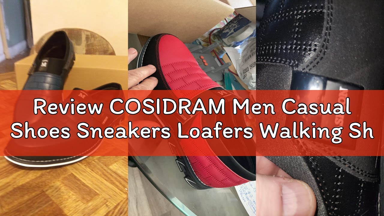Review COSIDRAM Men Casual Shoes Sneakers Loafers Walking Shoes Lightweight Driving Business Office