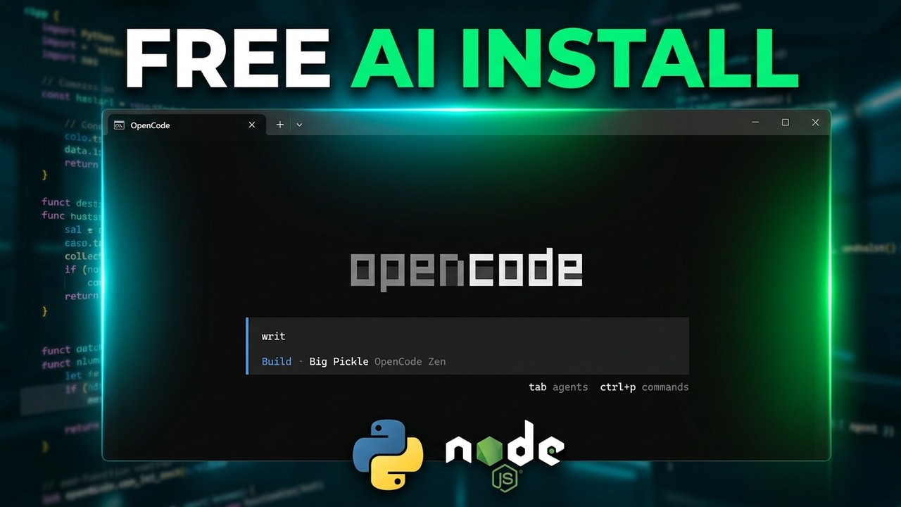 Your First OpenCode AI Setup|Tutorials - YouTube