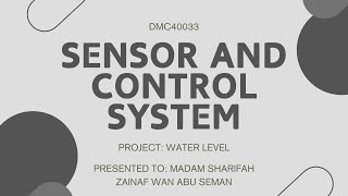 PROJECT: WATER LEVEL