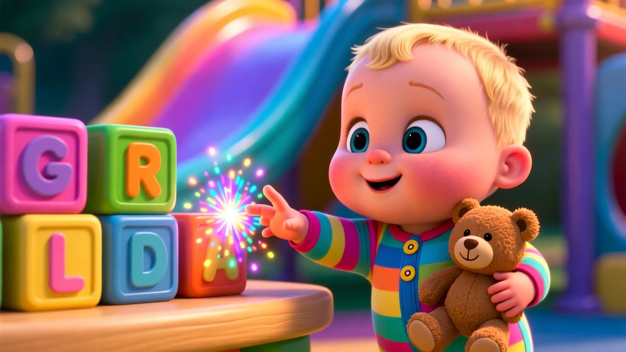 Sunny Playground ABC ☀️ | Fun Learning & Play for Kids | Toddler Adventure Video