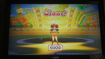 Mario Super Sluggers - Daisy MVP & Winning Mini Game Animation (Gem Catch)
