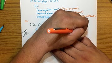 1.4 Difference Quotient and Even and Odd Functions