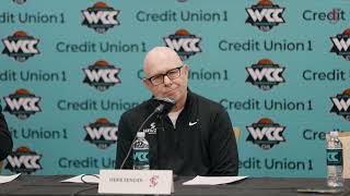 2025-26 Men's Basketball WCC Postgame vs Gonzaga