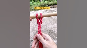 #42 Basic knot| nút thắt hữu dụng trong cuộc sống hàng ngày #knot #handmade #diy #tutorial
