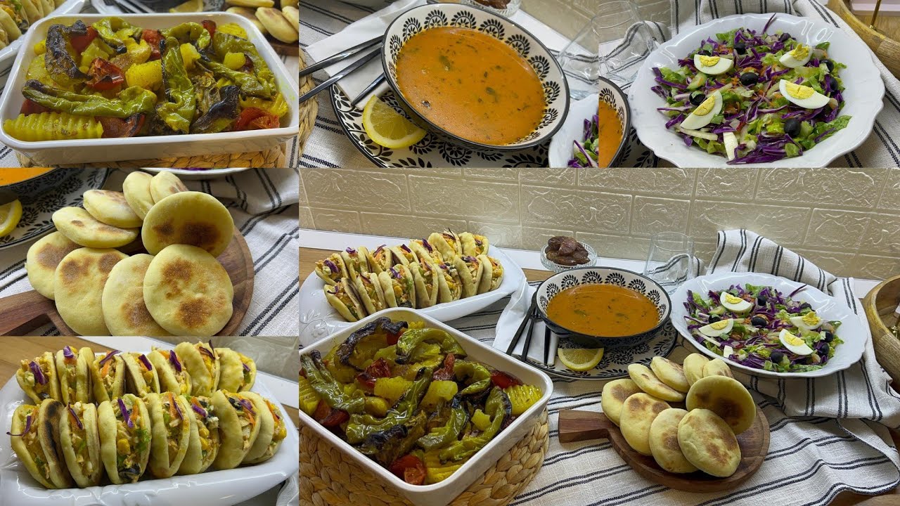 دبارة رمضان 🌙 10:شربة فريك،سليطة،بطبوط،بطبوط محشي ومصلي دجاج كطبق رئيسي😋👍