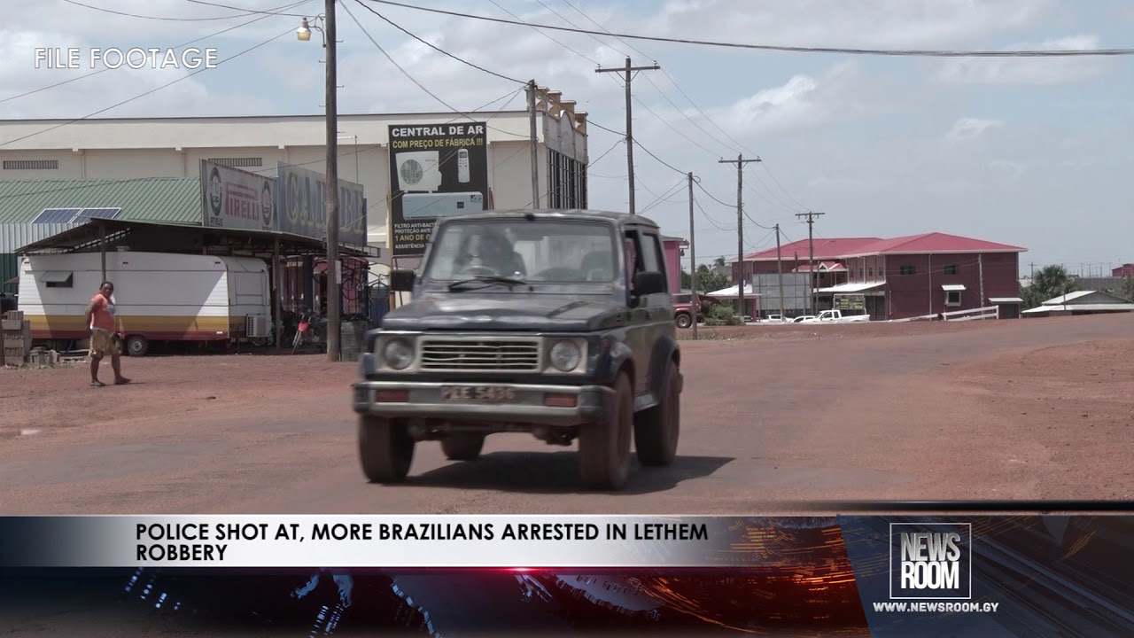 POLICE SHOT AT, MORE BRAZILIANS ARRESTED IN LETHEM ROBBERY 1 - YouTube