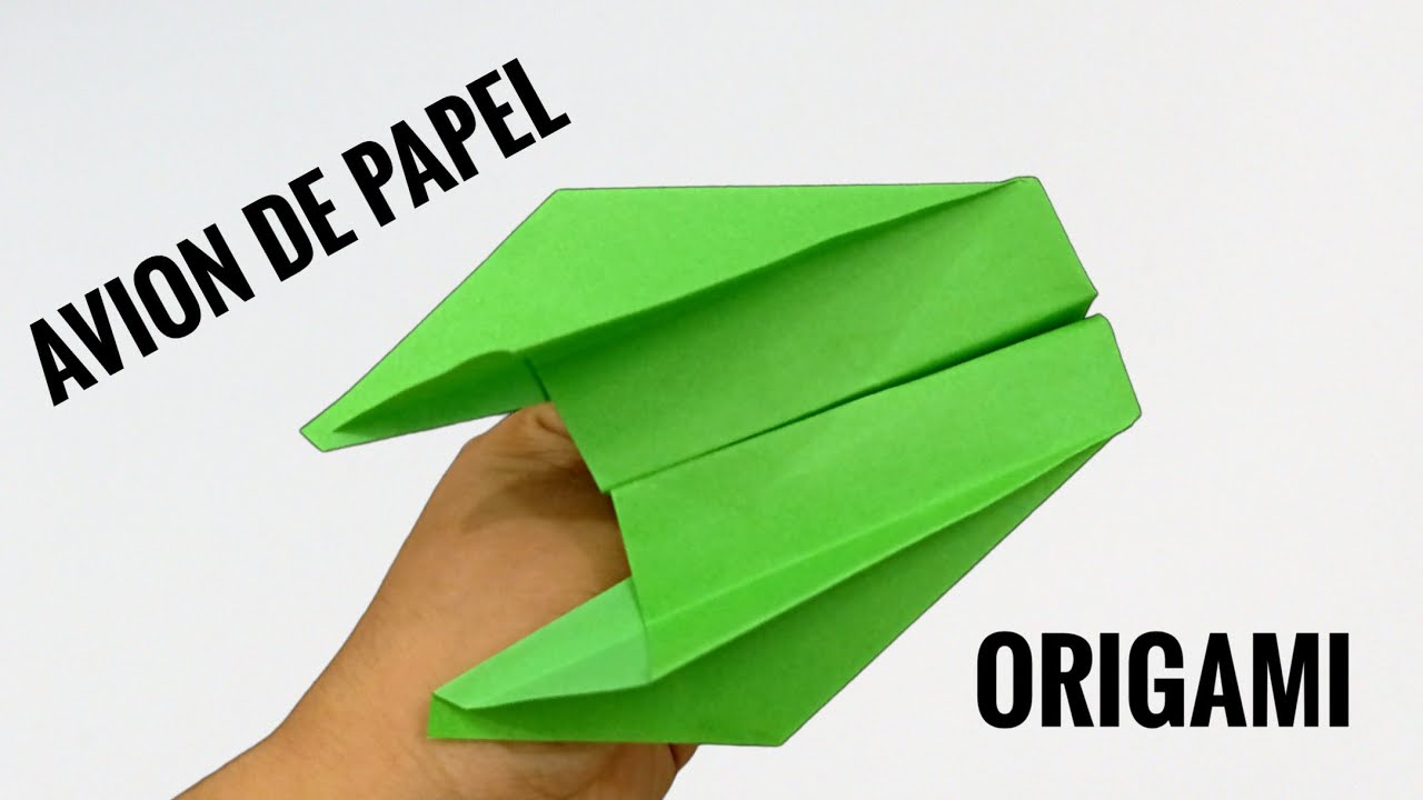 Como hacer un avión de papel facil