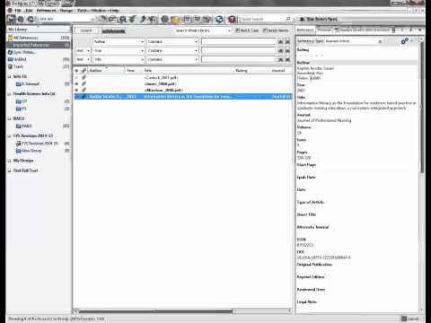 Vidéo: Comment importer un fichier XML dans EndNote ?