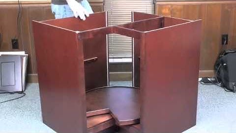 How to Assemble a Lazy Susan Base Cabinet (3 of 3) - TheRTAStore.com