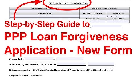 PPP Loan Forgiveness Application // Step-by-Step Guide to Get 100% PPP Loan Forgiveness