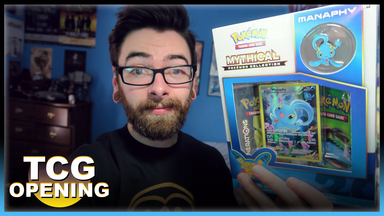 Pokémon TCG Opening: Manaphy Mythical Pokémon Collection Box