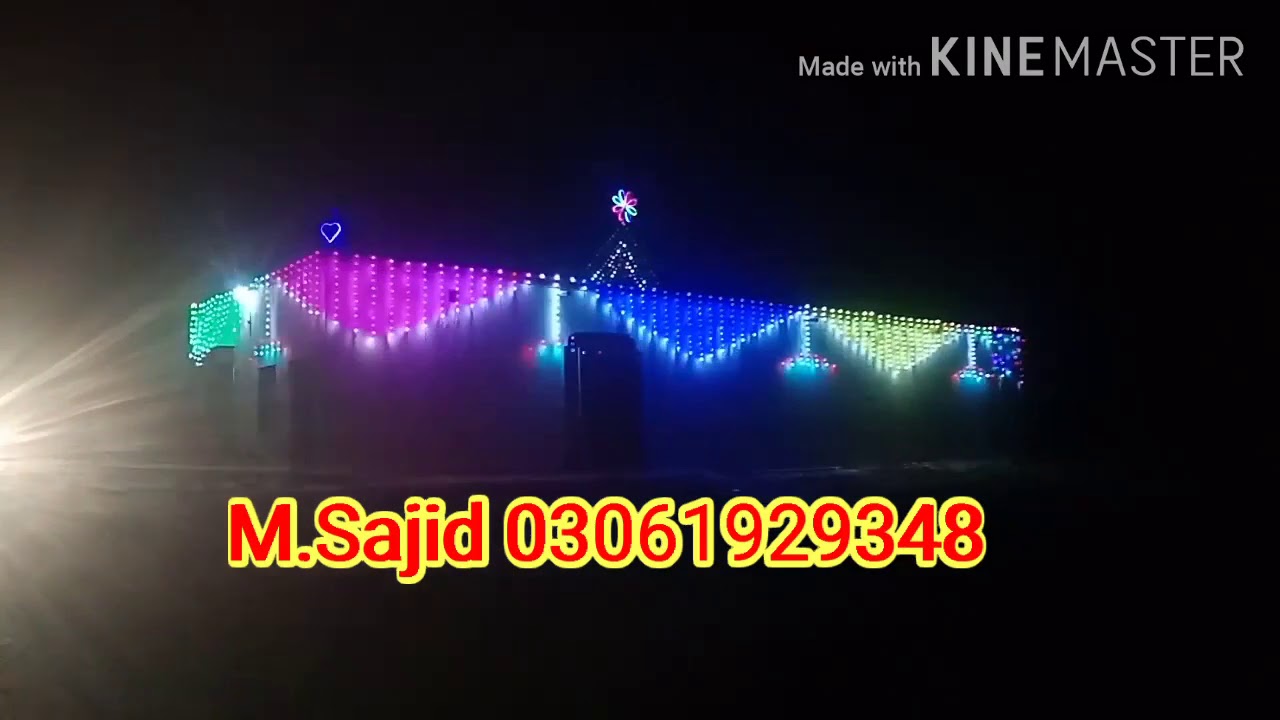 Pixel LED lighting in Pakistan lighting decoration Multan - YouTube