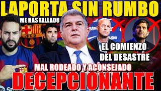 💥¡DECEPCIONANTE LAPORTA! SIN RUMBO y MAL RODEADO - La MARCHA de CRUYFF-ALEMANY y el FICHAJE de DECO