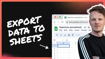 Export Google Analytics 4 data to Google Sheets