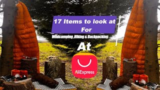 Best 17 budget items from Aliexpress for Backpacking / hiking.