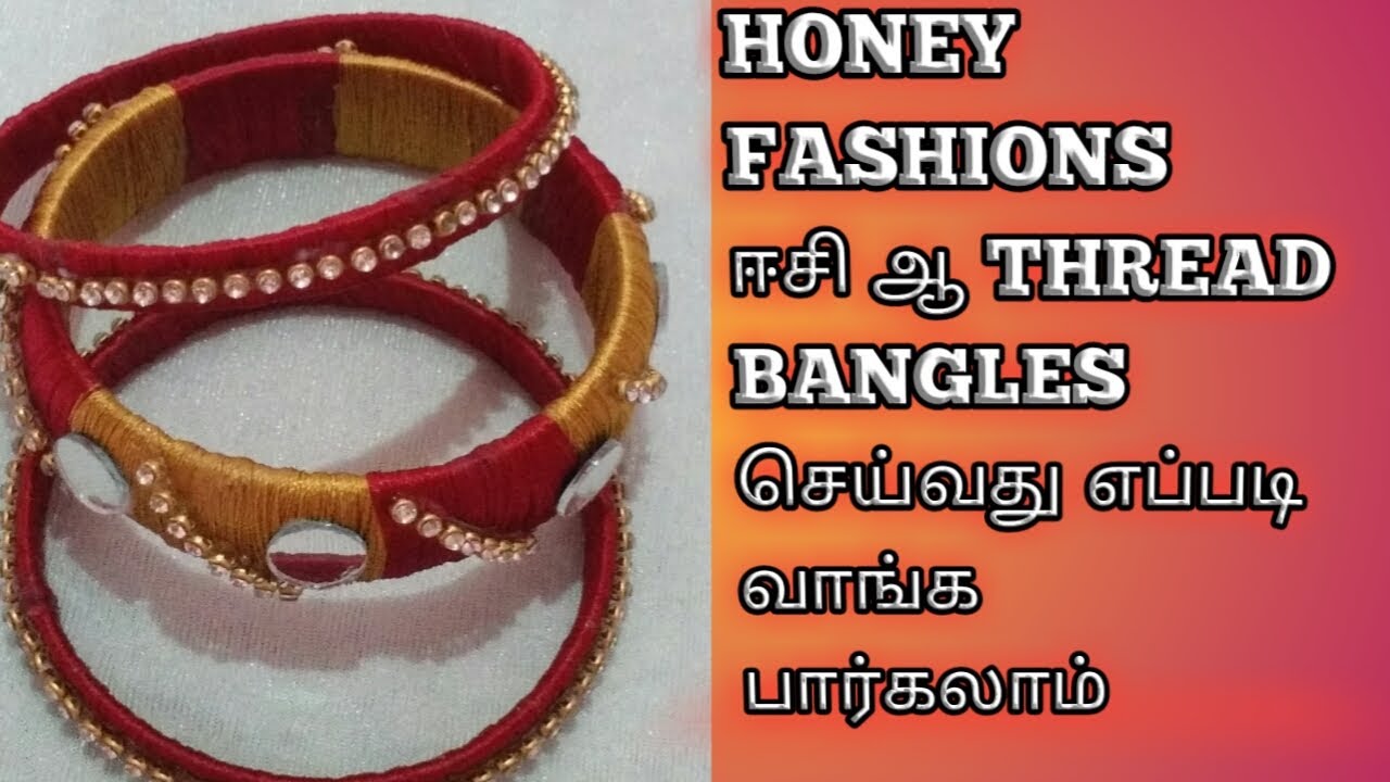 How to make thread bangles 