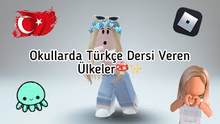 Okullarda Türkçe Dersi Veren Ülkeler!!🤍😯✨ screenshot 5