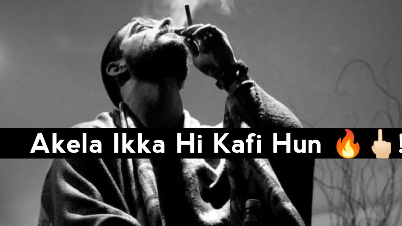 Akela Ikka ♠️ Hi Kafi Hun ???| ? Bad Boys Attitude Shayari Status | ? Attitude Status | Gazab Alfaz