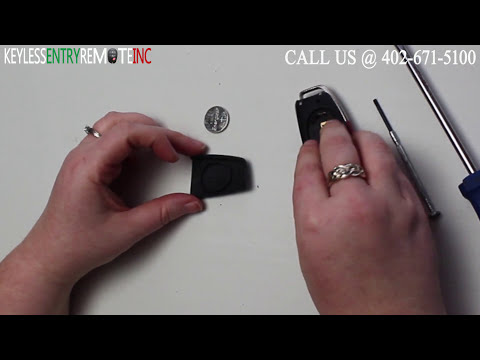 How To Replace A 2007 - 2010 Audi Q7 Key Fob Battery FCCID: MYT4073A